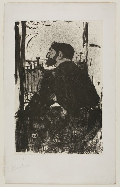 vit natt av Henri de Toulouse-Lautrec