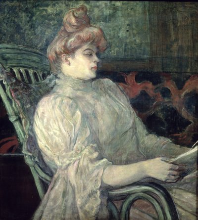 Kvinna som läser av Henri de Toulouse Lautrec