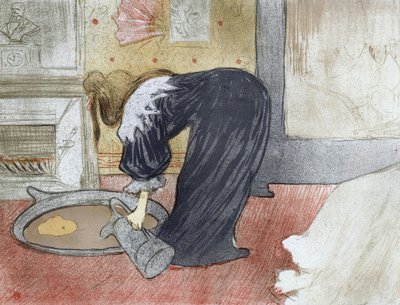 Frau in der Badewanne (aus der Elles-Serie) von Henri de Toulouse Lautrec