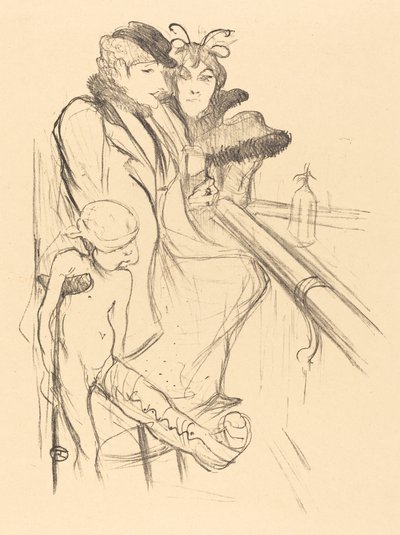 Sårade Eros (Eros vanné) av Henri de Toulouse Lautrec