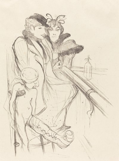 Sårade Eros (Eros vanné) av Henri de Toulouse Lautrec