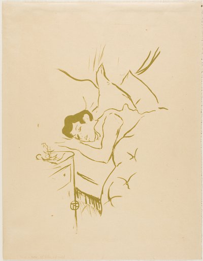 Din mun av Henri de Toulouse-Lautrec