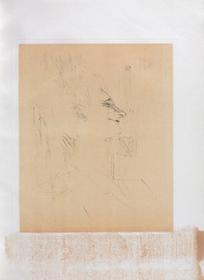 Yvette Guilbert-engelsk serie: Soularde, 1898. av Henri de Toulouse Lautrec