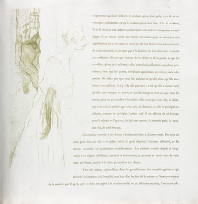 Yvette Guilbert-French Series: Nr 11 av Henri de Toulouse Lautrec