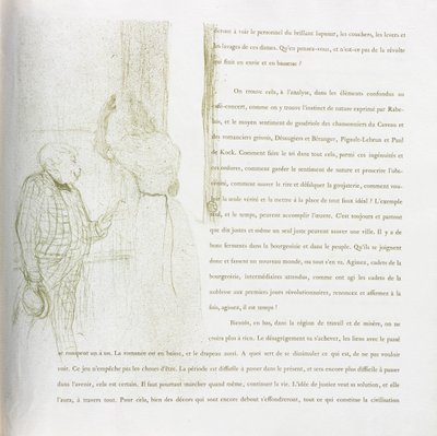 Yvette Guilbert-franska serie: nr 15, 1894. av Henri de Toulouse Lautrec