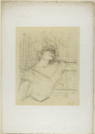 Yvette Guilbert—In the Glu, från Yvette Guilbert av Henri de Toulouse Lautrec
