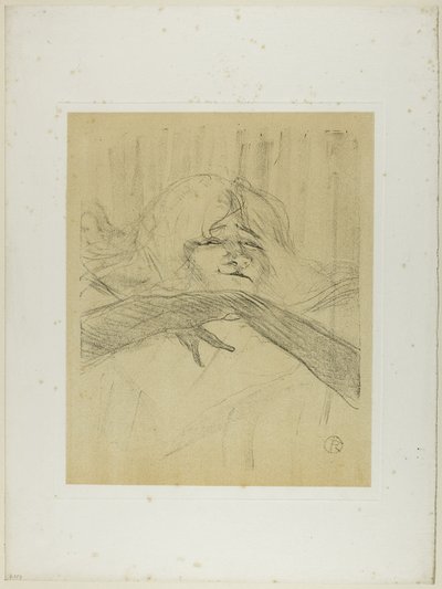 Yvette Guilbert - "Linger, Longer, Loo", från Yvette Guilbert av Henri de Toulouse Lautrec