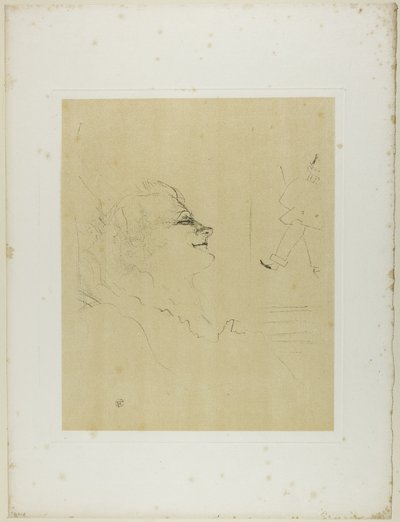 Yvette Guilbert—Pessima, från Yvette Guilbert av Henri de Toulouse Lautrec