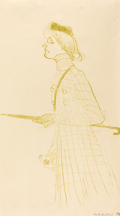 Yvette Guilbert av Henri de Toulouse Lautrec