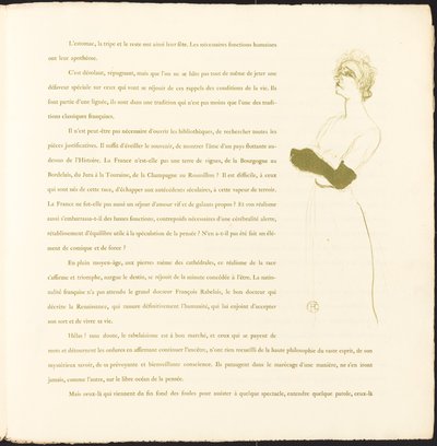 Yvette Guilbert av Henri de Toulouse Lautrec