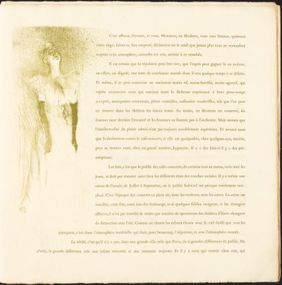 Yvette Guilbert av Henri de Toulouse Lautrec