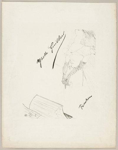 Yvette Guilbert av Henri de Toulouse-Lautrec