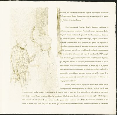 Yvette Guilbert av Henri de Toulouse Lautrec