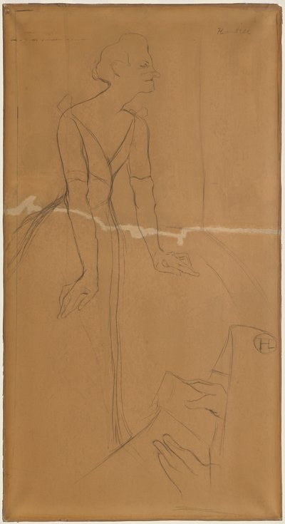 Yvette Guilbert av Henri de Toulouse Lautrec