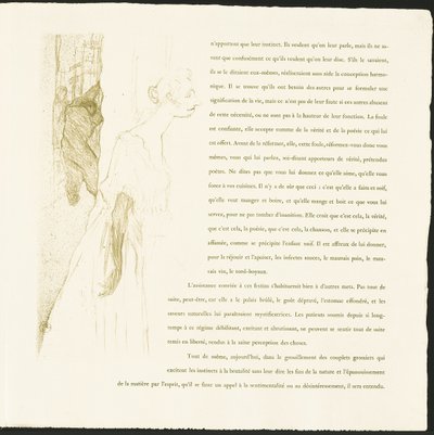 Yvette Guilbert av Henri de Toulouse Lautrec