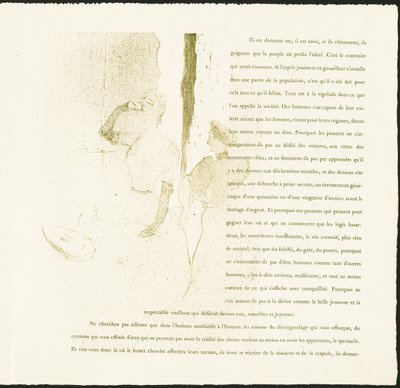 Yvette Guilbert av Henri de Toulouse Lautrec