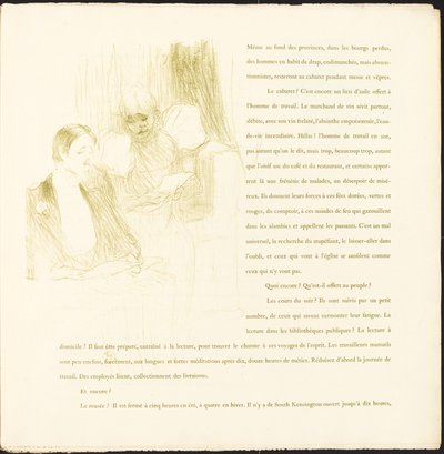 Yvette Guilbert, 1894. av Henri de Toulouse Lautrec