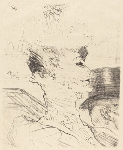 Yvette Guilbert, 1896. av Henri de Toulouse Lautrec