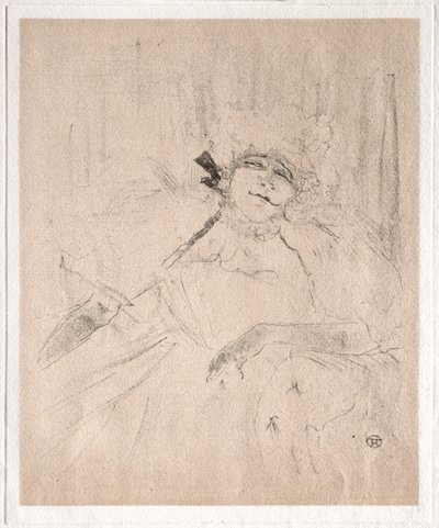 Yvette Guilbert: Gammal sång av Henri de Toulouse Lautrec