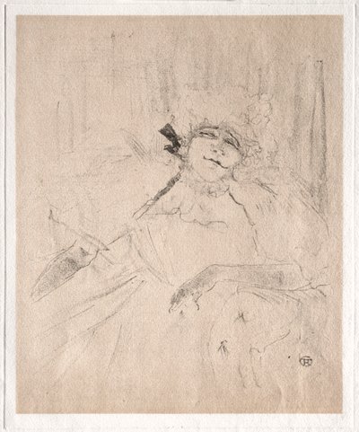 Yvette Guilbert: Gammal sång, 1898. av Henri de Toulouse Lautrec