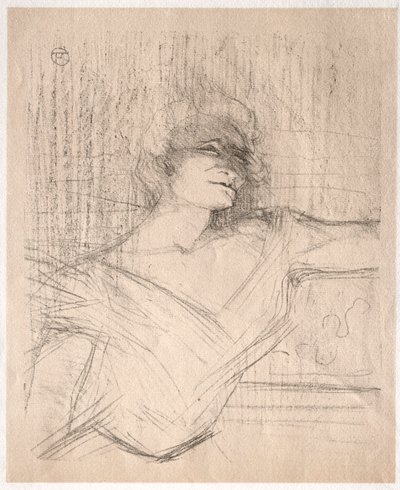 Yvette Guilbert: I klistret av Henri de Toulouse Lautrec