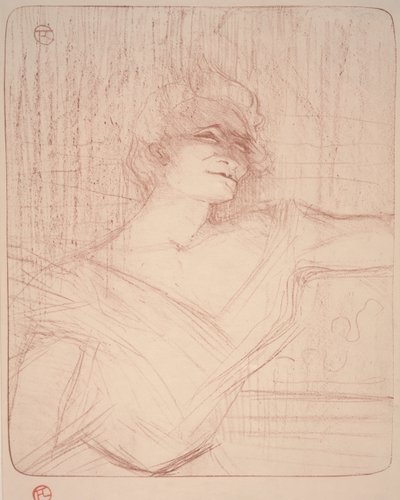 Yvette Guilbert, La Glu av Henri de Toulouse Lautrec