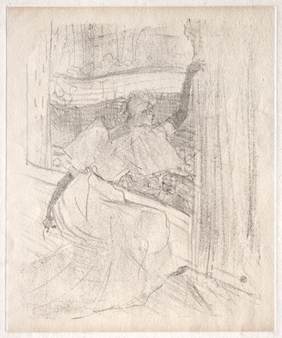 Yvette Guilbert: Hälsar publiken av Henri de Toulouse Lautrec