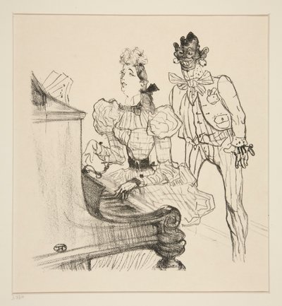 Zamboula-Polka av Henri de Toulouse Lautrec