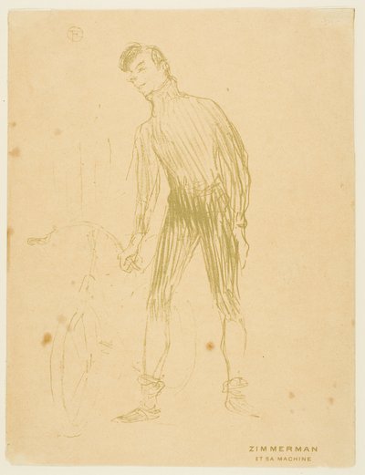 Zimmerman och hans maskin av Henri de Toulouse Lautrec