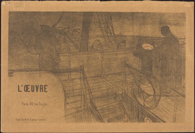 Prospekt Program för arbetet av Henri de Toulouse Lautrec, Félix Vallotton, Antonio