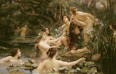 Hylas och vattennymferna av Henrietta Rae