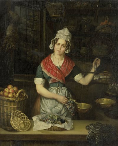 Fruktförsäljare av Henriëtta Christina Temminck