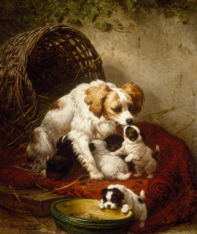 Den lyckliga familjen av Henriëtte Ronner Knip