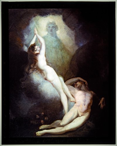Skapelsen av Eva (olja på duk) av Henry (1741 1825) Fuseli