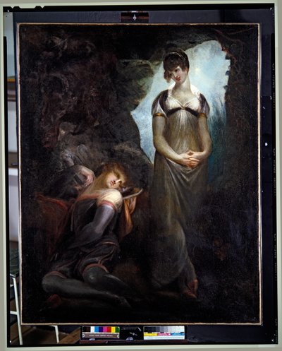 Den unge Milton, ca 1796-99 (olja på duk) av Henry (1741 1825) Fuseli