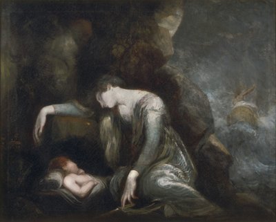 Danaë och Perseus på Seriphos av Henry (1741 1825) Fuseli
