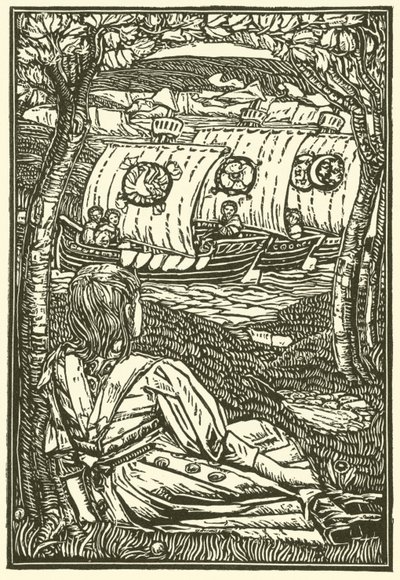 Från A Book of Carols (gravyr) av Henry Payne