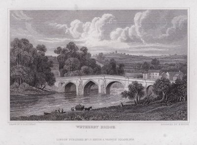 Wetherby Bridge (gravyr) av Henry (after) Gastineau