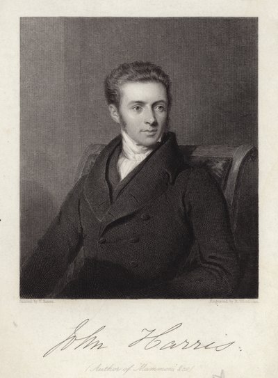 John Harris, engelsk präst och författare till Mammon eller Covetousness The Sin of the Christian Church (gravyr) av Henry (after) Room