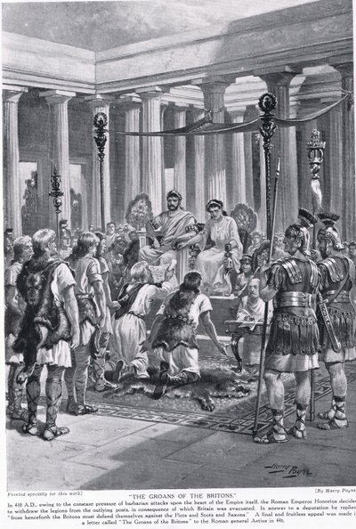 Britternas stön, illustration från 