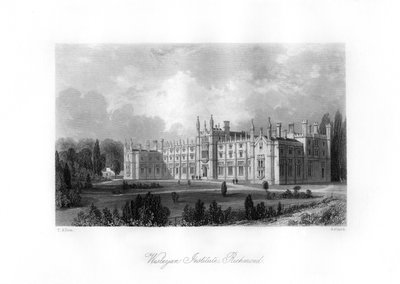 Wesleyan Institute, Richmond, 1800-talet. av Henry Adlard