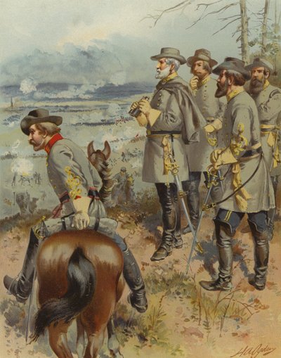 General Robert E Lee i Fredericksburg av Henry Alexander (after) Ogden