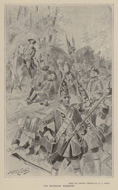 Braddock-massakern av Henry Alexander Ogden