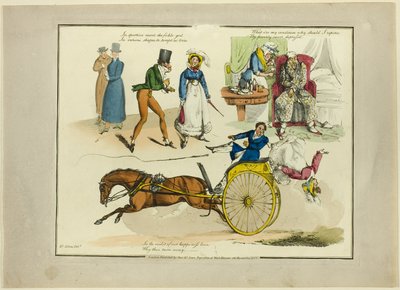 Platta från illustrationer till populära sånger av Henry Alken
