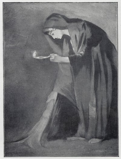 En österländsk kvinna söker ett förlorat mynt (litho) av Henry Andrew Harper