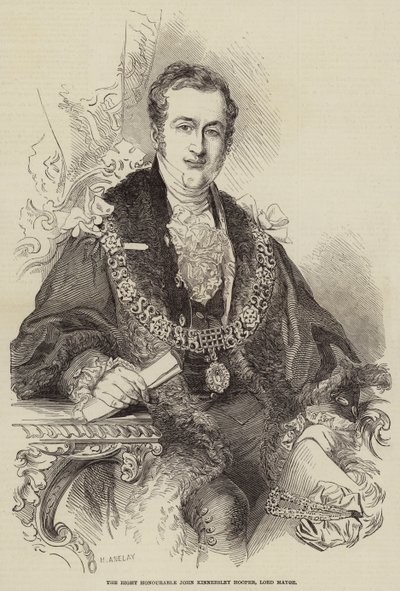 Den högvördige John Kinnersley Hooper, borgmästare av Henry Anelay