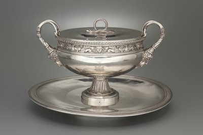Täckt Terrin med bricka, 1798-1809 av Henry Auguste
