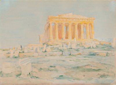 Parthenon, västra fasaden, n.d. av Henry Bacon