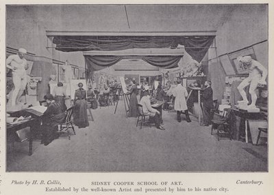 Sidney Cooper School of Art, Canterbury, Kent (s/v foto) av Henry Beauchamp Collis
