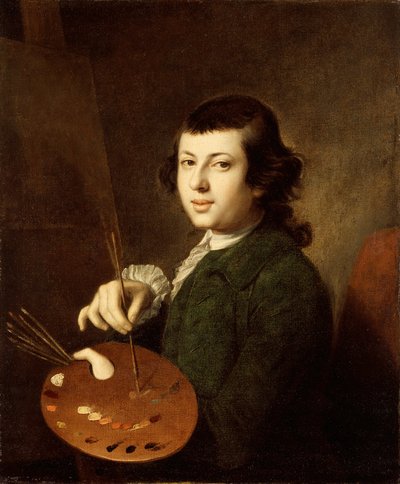 Porträtt av en konstnär av Henry Benbridge